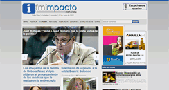 Desktop Screenshot of fmimpacto107.com.ar
