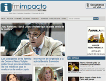 Tablet Screenshot of fmimpacto107.com.ar